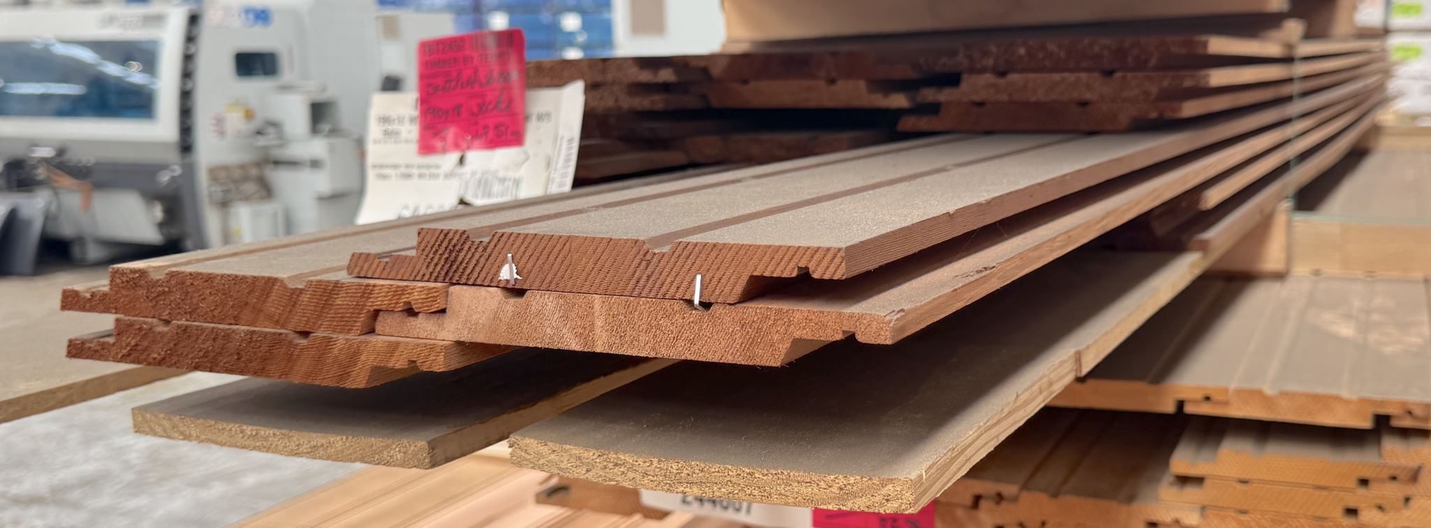 WESTERN RED CEDAR, RUSTIC WEATHERBOARDS, PC1, 190 x 18mm - 47.5m - TBT2452