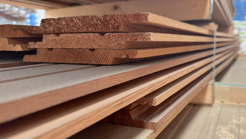 WESTERN RED CEDAR, RUSTIC WEATHERBOARDS, PC1, 190 x 18mm - 47.5m - TBT2452