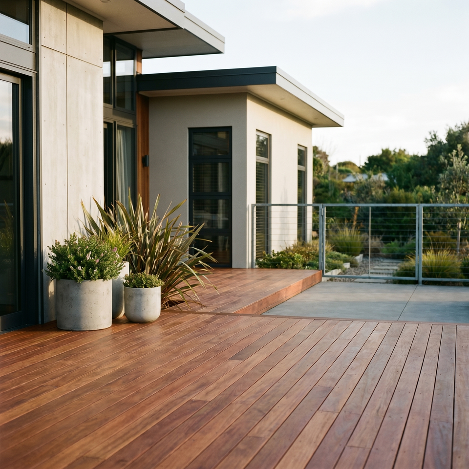 Kwila timber grain