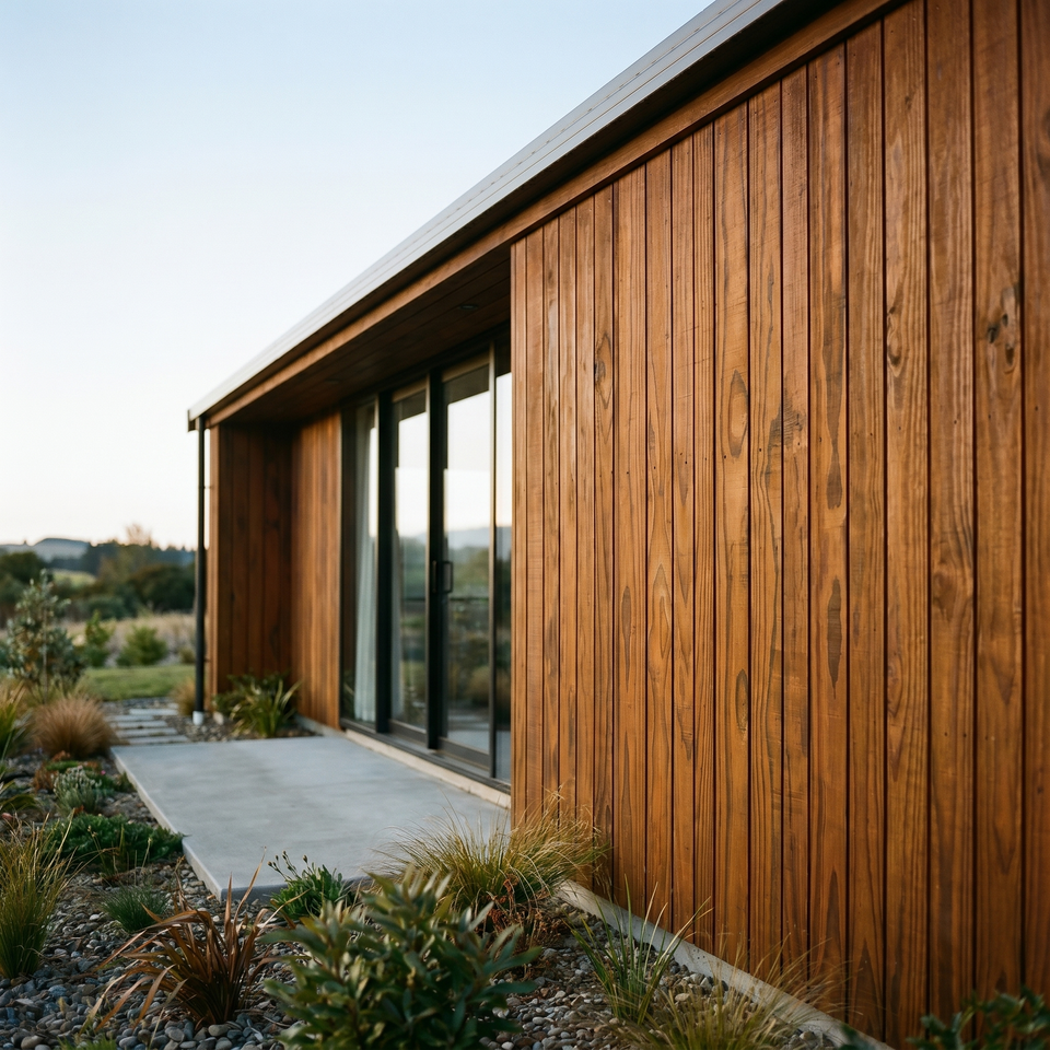 Thermally Modified Pine timber grain
